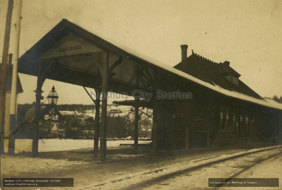 Postcard: Maine Central Railroad station